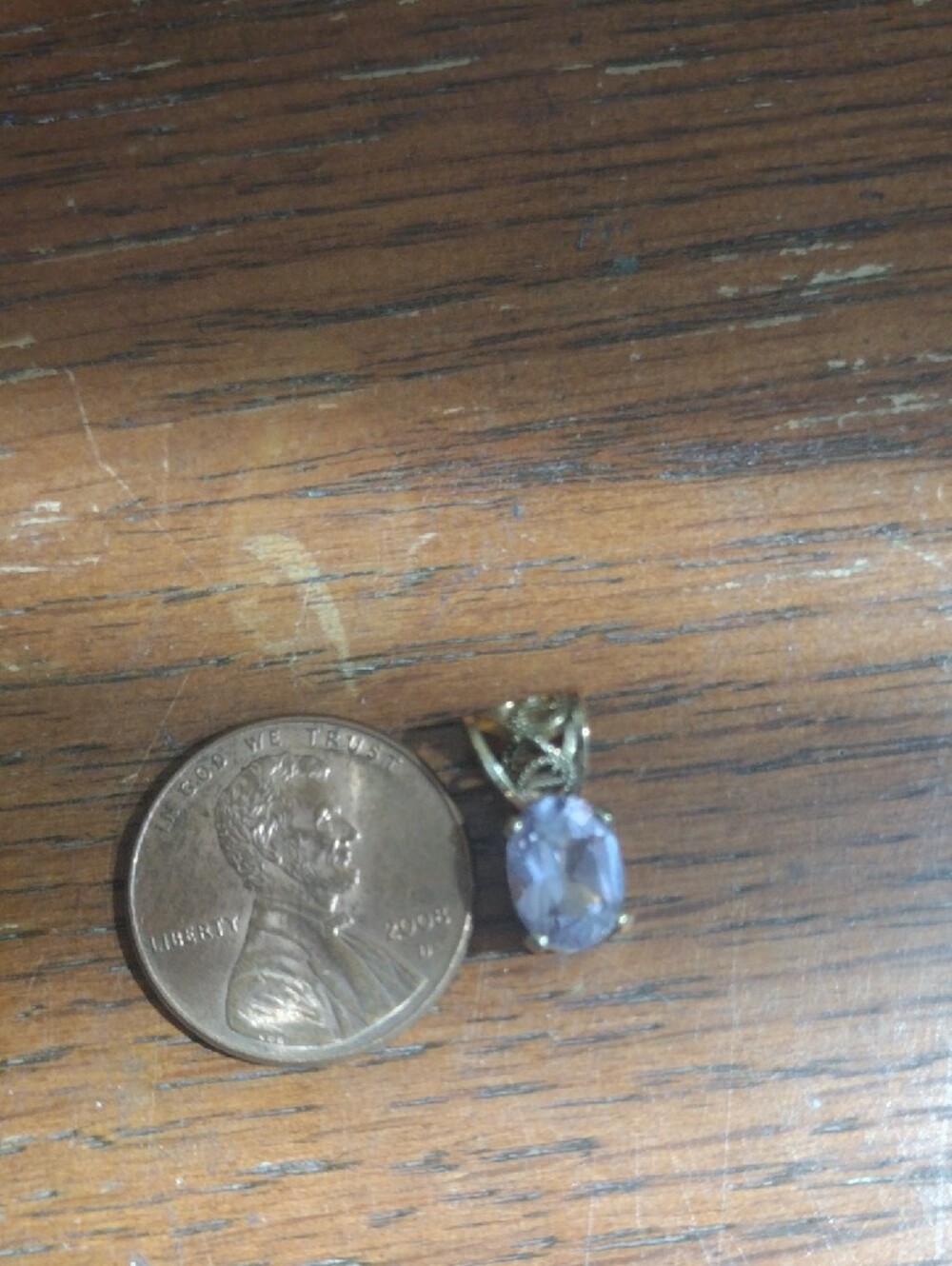 Genuine Amethyst Pendant - Picture 5 of 12